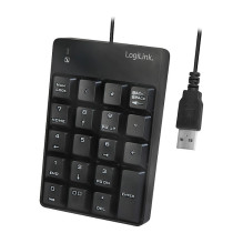 LogiLink ID0184 Numerische Tastatur Notebook Schwarz LogiLink ID0184 Numerische Tastatur Notebook Schwarz