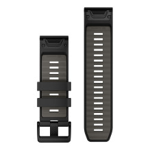 Garmin Ersatzarmband QuickFit 26mm Silikon Schwarz / Kieselgrau Garmin Ersatzarmband QuickFit 26mm Silikon Schwarz / Kieselgrau