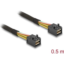 DeLOCK Kabel Mini SAS HD SFF-8643 Mini SAS HD SFF-8643 (Black, 50cm)