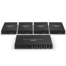 LINDY 70m 4 Port Cat.6 HDMI 4K60 skirstytuvo plėstuvas LINDY 70m 4 Port Cat.6 HDMI 4K60 skirstytuvo plėstuvas
