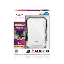 Dysk zewnętrzny HDD Silicon Power Armor A30 2TB White (SP020TBPHDA30S3W)