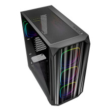 Sharkoon Gehäuse AK5M RGB ATX 1xMetall schwa