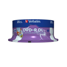 Verbatim DVD+R DL 8,5 GB (8fach, 25 Stück) Verbatim DVD+R DL 8,5 GB (8fach, 25 Stück)