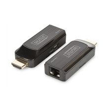 Mini Przedłużacz / Extender HDMI do 50m po skrętce Cat.6 / 7, 1080p 60Hz FHD, HDCP 1.2, z audio (zestaw)