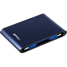 Silicon Power Festplatte 6.3cm 1TB USB3.0 A80Anti-shock / blue extern retail