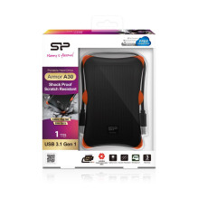 Dysk zewnętrzny HDD Silicon Power Armor A30 1TB Black (SP010TBPHDA30S3K)