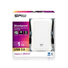 Silicon Power Festplatte 6.3cm 1TB USB3.0 A30Anti-shock White extern retail