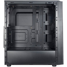 Inter-Tech T-11 TELEVEN (Black, Seitenteil aus Acrylglas)