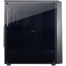 Inter-Tech T-11 TELEVEN (Black, Seitenteil aus Acrylglas)