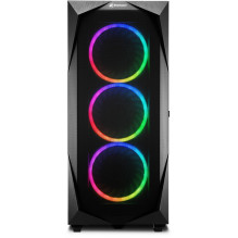 Sharkoon Gehäuse REV300 ATX / E-ATX 2xGlas Black