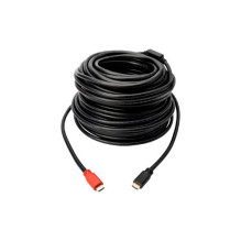 Digitus HDMI High Speed Anschlusskabel, mit Ethernet, UHD 4K (Black / rot, 10 Meter, mit Signalverstärker) Digitus HDMI High Speed Anschlusskabel, mit Ethernet, UHD 4K (Black / rot, 10 Meter, mit Signalverstärker)