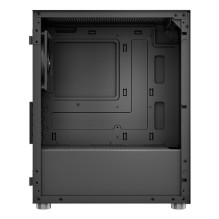 Aerocool CS-111-G-BK-v1 (Black, Tempered Glass)