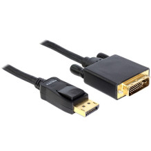 DELOCK Displayport Kabel DP - DVI(24+1) St / St 3.00m Black