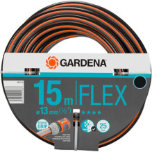 Gardena Comfort FLEX Schlauch 13mm (1 / 2") (Black / orange, 15 Meter) Gardena Comfort FLEX Schlauch 13mm (1 / 2") (Black / orange, 15 Meter)