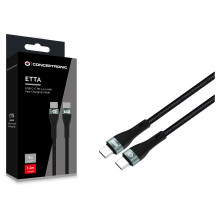 Conceptronic ETTA01B12 USB C-C PD 3.0 100W 1.2M Conceptronic ETTA01B12 USB C-C PD 3.0 100W 1.2M