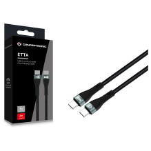 CONCEPTRONIC Kabel USB-C2.0- C 100W / QC 480Mbs 2.00m sw