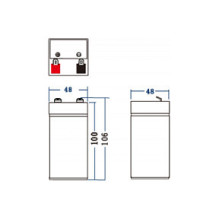 Green Cell AGM Battery Lead Acid VRLA 4V 4.5Ah Green Cell AGM Battery Lead Acid VRLA 4V 4.5Ah
