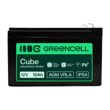 Green Cell AGM VRLA 12V 12Ah maintenance-free battery for cash registers, toys, cameras (151x98.5x95mm) Green Cell AGM VRLA 12V 12Ah maintenance-free battery for cash registers, toys, cameras (151x98.5x95mm)