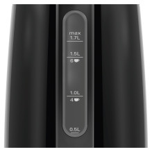 Wasserkocher DesignLine TWK3P423 (schwarz, 1,7 Liter)