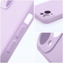 Case for iPhone 17 Pro / 18 Pro Silicone Mag Cover compatible with MagSafe (big hole) pink