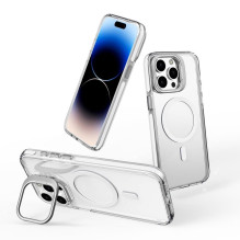 Case for iPhone 17 Pro Max / 18 Pro Max Lens Mag Cover compatible with MagSafe white Case for iPhone 17 Pro Max / 18 Pro Max Lens Mag Cover compatible with MagSafe white