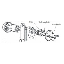 CYLINDER SET E701 13 CHROME CYLINDER SET E701 13 CHROME