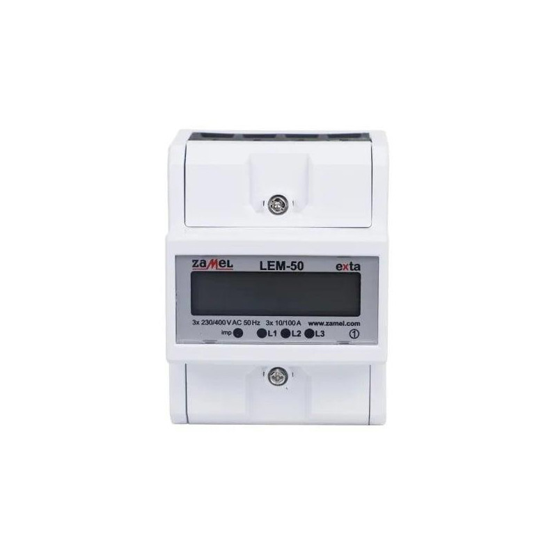 Skaitiklis Zamel LEM-50, 3F, 100 A
