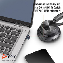 Poly Voyager 4310 UC BT USB-C Mono (mit Stand) Poly Voyager 4310 UC BT USB-C Mono (mit Stand)
