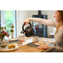 Namų Ir Virtuvės Prietaisas - Tefal Neelektrinė Kettle 2,5L Nerūdijančio Plieno Juoda