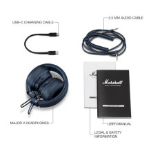 Marshall Major V Bluetooth Wireless On-Ear Headphone Limited Edition Blue