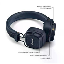 Marshall Major V Bluetooth Wireless On-Ear Headphone Limited Edition Blue