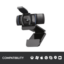 CAMERA WEBCAM C920S / 960-001252 LOGITECH