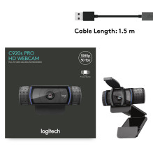 KAMEROS WEBCAM C920S / 960-001252 LOGITECH