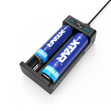 Baterijų Įkroviklis - XTAR MC2+ Įkroviklis su USB-C Baterijų Įkroviklis - XTAR MC2+ Įkroviklis su USB-C