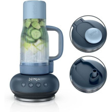Ninja BlendBoss Blender 710ml with Removable Travel Cup, 3 Preset Mode Cyberspace EU DB351EUCY