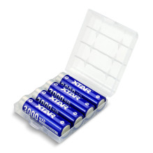 Baterijos - XTAR R6 / AA 1,5 V ličio jonų 3 000 mAh × 4 vnt., USB-C dėžutė Baterijos - XTAR R6 / AA 1,5 V ličio jonų 3 000 mAh × 4 vnt., USB-C dėžutė