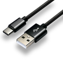 USB Laidas - everActive CBB-2CB 3 A, 480 MB / s, USB-C, 2 m, Juodas USB Laidas - everActive CBB-2CB 3 A, 480 MB / s, USB-C, 2 m, Juodas