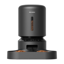 Gyvūnų reikmenys - Petlibro Granary Food Dispenser (5L, Wi-Fi, dvigubas dubenėlių, juodas)