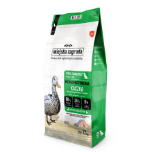 WIEJSKA ZAGRODA Monoprotein Duck - sausas šunų maistas - 12kg