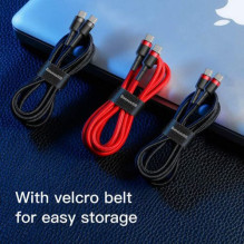 Baseus Type-C Cafule PD 2.0, 60W, flash charging Cable (20V 3A), 2m, Red (CATKLF-H09) Baseus Type-C Cafule PD 2.0, 60W, flash charging Cable (20V 3A), 2m, Red (CATKLF-H09)