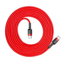 Baseus Type-C Cafule PD 2.0, 60W, flash charging Cable (20V 3A), 2m, Red (CATKLF-H09) Baseus Type-C Cafule PD 2.0, 60W, flash charging Cable (20V 3A), 2m, Red (CATKLF-H09)