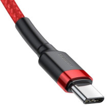 Baseus Type-C Cafule PD 2.0, 60W, flash charging Cable (20V 3A), 2m, Red (CATKLF-H09) Baseus Type-C Cafule PD 2.0, 60W, flash charging Cable (20V 3A), 2m, Red (CATKLF-H09)