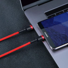 Baseus Type-C Cafule PD 2.0, 60W, flash charging Cable (20V 3A), 2m, Red (CATKLF-H09) Baseus Type-C Cafule PD 2.0, 60W, flash charging Cable (20V 3A), 2m, Red (CATKLF-H09)