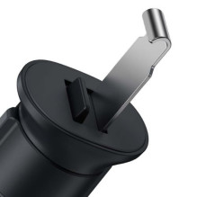 Baseus Car Mount Metal Age II Gravity on the vertical and horizontal ventilation grill Black (SUJS000001)