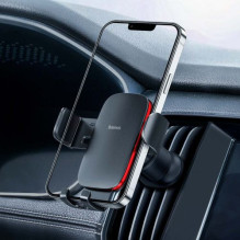 Baseus Car Mount Metal Age II Gravity on the vertical and horizontal ventilation grill Black (SUJS000001)