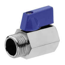 Ball valve mini MF 3 / 8 BLUE