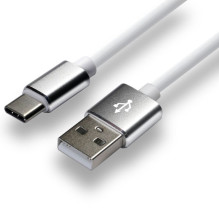 USB-C Laidas - everActive CBS-1CW, 3 A Greitasis Įkrovimas, 480 Mbps, 1 m, Balta USB-C Laidas - everActive CBS-1CW, 3 A Greitasis Įkrovimas, 480 Mbps, 1 m, Balta