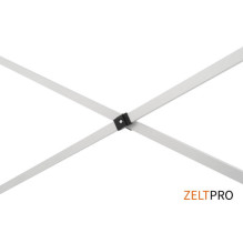 Reklaminė Palapinė 3x4,5 pasirinktos spalvos Zeltpro TITAN su 4 sienomis ir termo lipdukais (3 vnt.) ant stogo šonų
