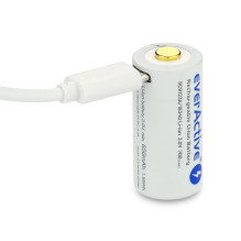 Baterija - everActive 16340 / RCR123A 700 mAh Įkraunama Ličio Jonų Su Micro USB Jungtimi Baterija - everActive 16340 / RCR123A 700 mAh Įkraunama Ličio Jonų Su Micro USB Jungtimi