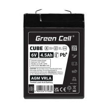 Green Cell CUBE AGM IP54 6V 4Ah VRLA Battery Gel deep cycle scooter mower boat barge mower tractor fishing boat Green Cell CUBE AGM IP54 6V 4Ah VRLA Battery Gel deep cycle scooter mower boat barge mower tractor fishing boat